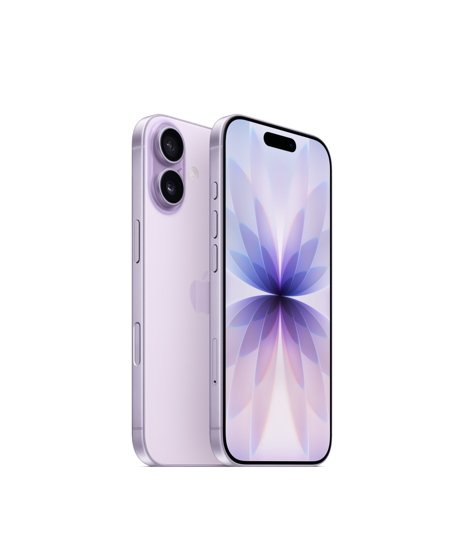 iPhone 17 em lavanda